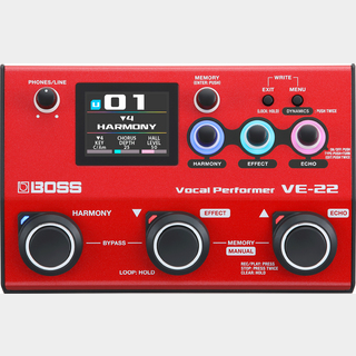 BOSS VE-22 Vocal Performer ◆2月17日新発売!今なら初回分確保可能!【ローン分割手数料0%(12回迄)】