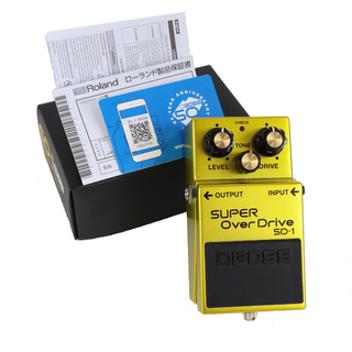 BOSS SD-1 オーバードライブ 50周年記念モデル 箱付き Amazon.com: BOSS SD-1-B50A Super Overdrive Pedal | Limited