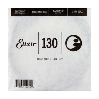 Elixirエリクサー 15431 Custom String Shop NANOWEB Heavy 130XL エレキベース用 バラ弦