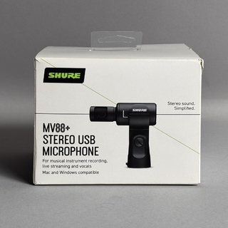 スマホ直挿しで高品質な録音が可能！SHURE MV88 USB-C ステレオ