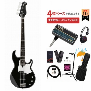 YAMAHABB234 ブラック(BL) BB200 Series Broad Bass VOXヘッドホンアンプ付属エレキベース初心者セットR【WEBSHOP