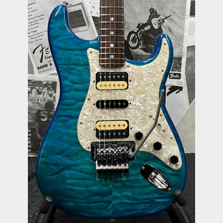 Fender Custom ShopTeam Build Michiya Haruhata Stratocaster III -Caribbean Blue Trans- 2010USED!!