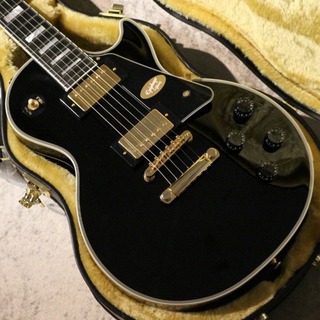 Epiphone 【軽量3.94kg】Inspired by Gibson Custom Les Paul Custom ~Ebony~ 【Gibsonヘッド、USAピックアップ】