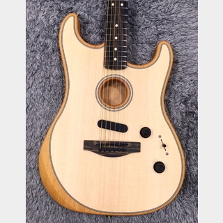 Fender American Acoustasonic Stratocaster Natural 【アコギ/エレキのハイブリッド!】