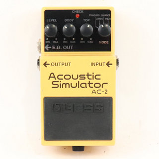 BOSS 【中古】 アコースティックシミュレーター エフェクター BOSS AC-2 Acoustic Simulator ギターエフェクター