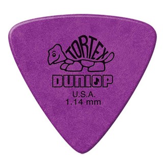 Jim Dunlop 431R Tortex Triangle Picks 1.14mm (Purple)×10枚セット