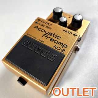 BOSS AD-2 Acoustic Preamp アコギ用 プリアンプAD2