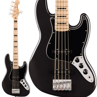 Squier by Fender Affinity Series Active Jazz Bass V Black Metallic 5弦【新製品 / 迅速発送！】