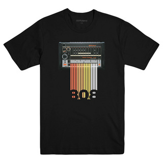 Roland TR-808 Machine Stripes T-Shirt XL グラフィック Tシャツ