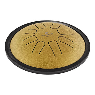 MEINL Sonic Energy 7" Small Steel Tongue Drum, C Minor, 8 Notes, Gold [SSTD3G]