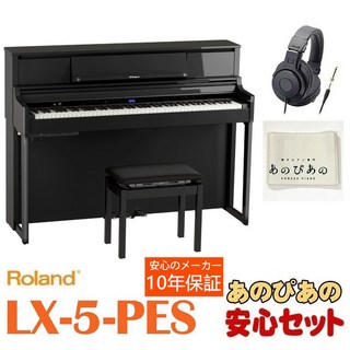Roland LX-5-PES（黒塗鏡面艶出し塗装仕上げ）【10年保証】【豪華特典つき】【全国配送設置無料/沖縄・離島除く】