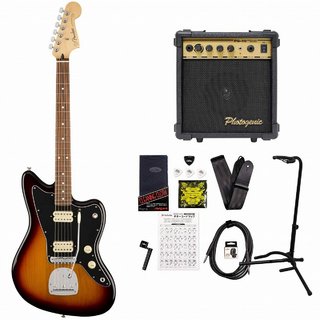 Fender Player Series Jazzmaster 3 Color Sunburst Pau Ferro Fingerboard PG-10アンプ付属エレキギター初心者セ