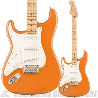 Fender Player Stratocaster Left-Handed, Maple, Capri Orange 【アクセサリープレゼント】(ご予約受付中)