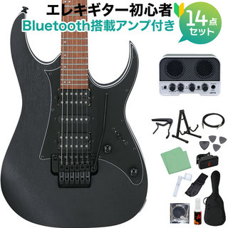 IbanezRG450B WK エレキギター初心者14点セット 【Bluetooth搭載ミニアンプ付き】