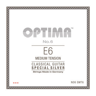 OPTIMANO6.SMT6 No.6 Special Silver E6 Medium 6弦 バラ弦 クラシックギター弦×3本