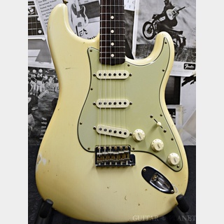 Fender Custom Shop MBS 1960 Stratocaster Journeyman Relic -Aged Olympic White with Grey Base Coat- by Vincent Van Trigt