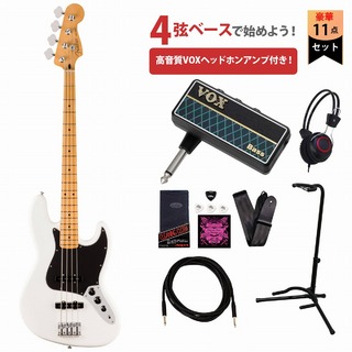 FenderPlayer II Jazz Bass Maple Fingerboard Polar White フェンダー VOXヘッドホンアンプ付属エレキベース初心