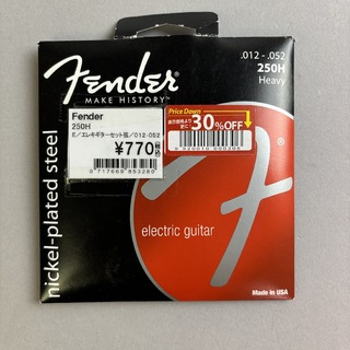 Fender 250H Nickel Plated Steel .012-.052 へヴィー