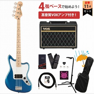 Squier by Fender Affinity Series Jaguar Bass H Maple FB White PG Lake Placid Blue VOXアンプ付属エレキベース初心者セッ