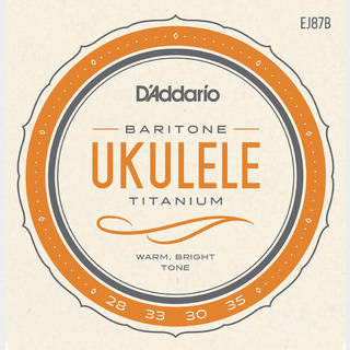 D'Addario EJ87B チタニウム(モノフィラメント) バリトンウクレレ用ウクレレ弦