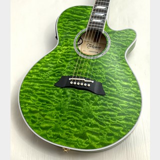 Takamine CUSTOM TSP178AC Green Quilt Maple【キルトメイプル使用】【国産エレアコ!】