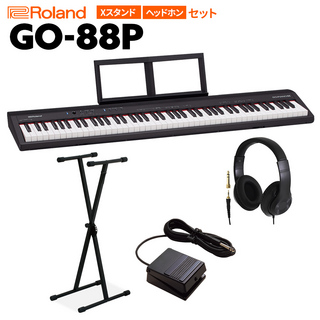 Roland GO:PIANO88 セミウェイト 88鍵盤 Xスタンド・ヘッドホンセット