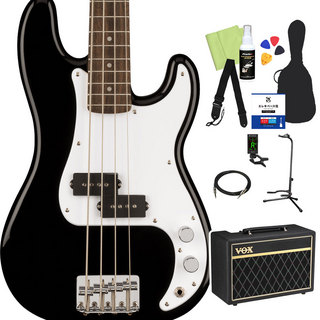 Squier by Fender Mini Precision Bass ベース 初心者12点セット 【VOXアンプ付】 Black