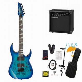 Ibanez GRGR221PA Aqua Burst GRGR221PA-AQB 入門用 海外限定モデル  YAMAHA GA15IIアンプ付属初心者セットR【WEBS