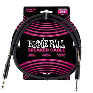ERNIE BALL アーニーボール 6071 3' STRAIGHT/STRAIGHT SPEAKER CABLE スピーカーケーブル