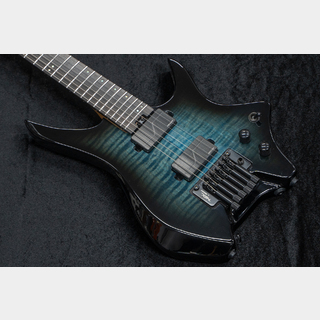 HEX Guitars N700 Transparent Blue Burst