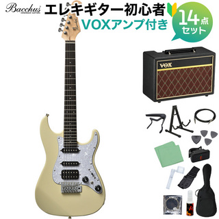 Bacchus GS-Mini OWH エレキギター初心者14点セット 【VOXアンプ付き】【ダウンサイズ】