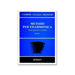 NO BRANDBERBEN/METODO PER FISARMONICA Vol.1【アコーディオン教則本】【輸入書籍】