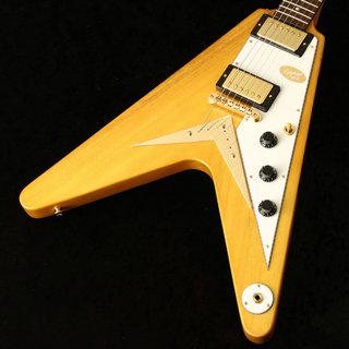 Epiphone Inspired by Gibson Custom 1958 Korina Flying V (White Pickguard) Aged Natural 【御茶ノ水本店】