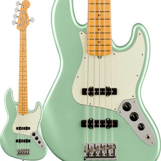Fender American Professional II Jazz Bass V (Mystic Surf Green/Maple)