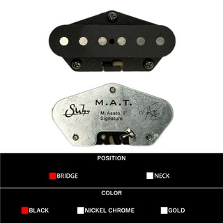 Suhr M.A.T. Bridge (Black) [Mateus Asato "T" Pickups]