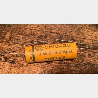 Vintage Chicago ビンテージ Chicago Wax .1 600v コンデンサ 新品 超貴重 (シングル/.1シングル)