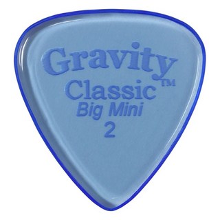 Gravity Guitar Picks Classic Big Mini [GCLB2P/2.0 mm， Blue]