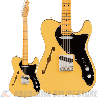 FenderBritt Daniel Tele Thinline, Maple Amarillo Gold 【アクセサリープレゼント】