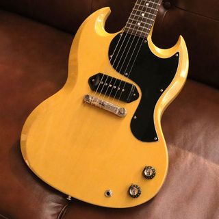Gibson Custom Shop Murphy Lab 1963 SG Junior TV Yellow Lightning Bar Ultra Light Aged #401443【2.94kg】