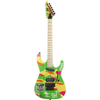 ESP KAMIKAZE-IV【Neon Green w/Kamikaze Graphic】