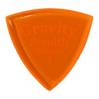 Gravity Guitar Picks GSSS3P  Stealth - Standard -［3.0mm, Orange］