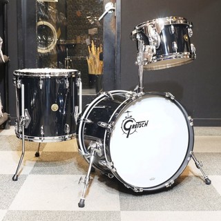 GretschUSA Custom 3pc Drum Kit - PIANO BLACK GLOSS [BD18、TT12、FT14] 【店頭入荷！】