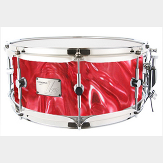 canopus 1ply series Soft Maple 6.5x14 SD SH Red Satin