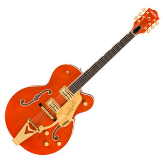 Gretsch Nashville Hollow Body with String-Thru Bigsby and Gold Hardware Ebony Fingerboard Orange Stain