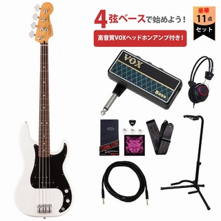 Fender Player II Precision Bass Rosewood Fingerboard Polar White フェンダー VOXヘッドホンアンプ付属エレキベ