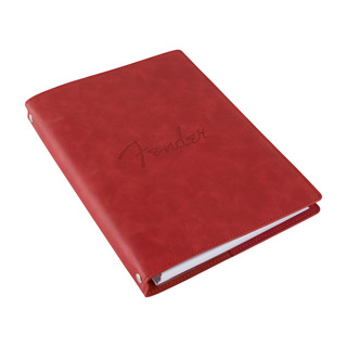 Fender Vegan Leather Music Note Book Dakota Red ヴィーガンレザー製カバー ミュージックノートブック