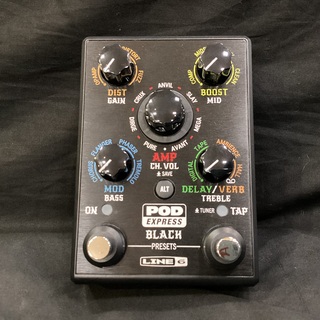 LINE 6 POD Express Black(ラインシックス マルチエフェクター ハイゲイン)