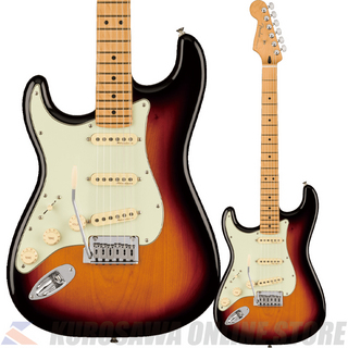 Fender Player Plus Stratocaster Left-Hand, Maple 3-Color Sunburst  【ケーブルプレゼント】(ご予約受付中)