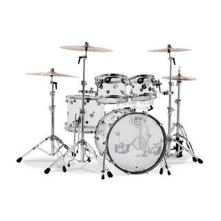dw DW Design Series 4-Piece Shell Pack / Clear Acrylic 【DDAC2214CL】