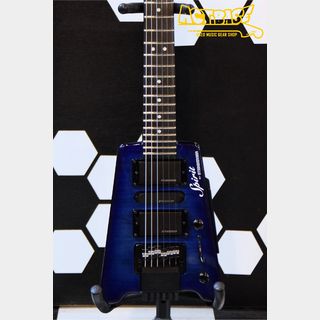 Spirit by STEINBERGER GT-PRO Quilt Top Deluxe Trans Blue